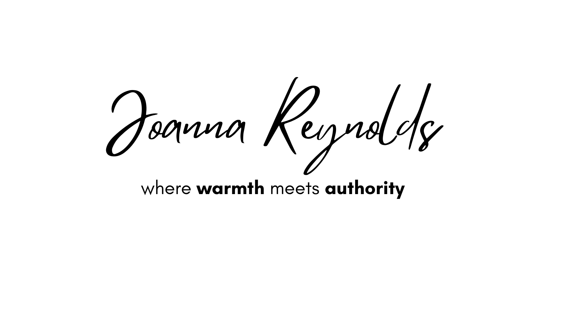 Joanna Reynolds Voice Actor- where warmth meets authority